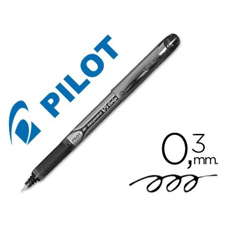 ROTULADOR PILOT PUNTA AGUJA V-5 GRIP NEGRO 0.5 MM