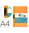 CARPETA LIDERPAPEL DOSSIER PINZA LATERAL 45301 POLIPROPILENO DIN A4...
