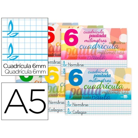 LIBRETA LIDERPAPEL PAUTAGUIA TAPA CARTONCILLO 32 HOJAS DIN A5 70 G ...