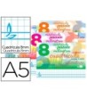 LIBRETA LIDERPAPEL PAUTAGUIA TAPA CARTONCILLO 32 HOJAS DIN A5 CUADR...