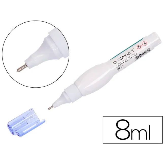 CORRECTOR Q-CONNECT LAPIZ 8 MLCON PUNTA METALICA