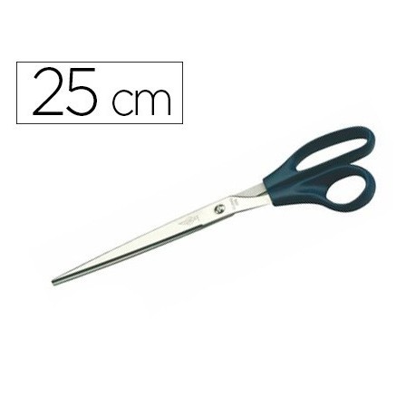 TIJERA OFICINA FAIBO ACERO INOXIDABLE 25 CM EMPUÑADURA ERGONOMICA E...