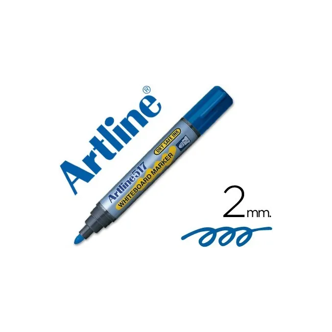 ROTULADOR ARTLINE PIZARRA EK-517 AZUL -PUNTA REDONDA 2 MM -TINTA DE...