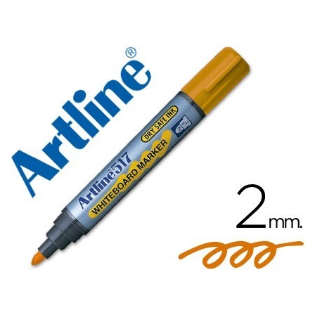 ROTULADOR ARTLINE PIZARRA EK-517 NARANJA -PUNTA REDONDA 2 MM -TINTA...