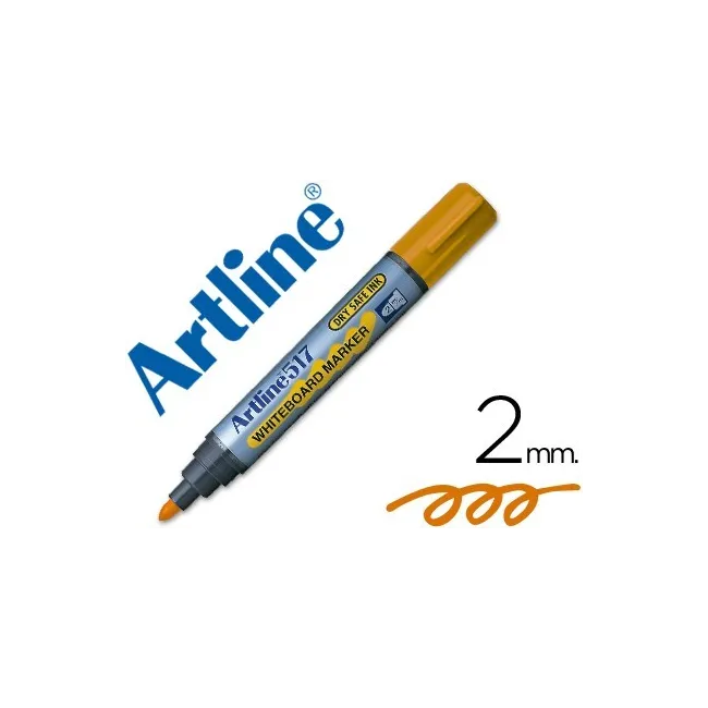 ROTULADOR ARTLINE PIZARRA EK-517 NARANJA -PUNTA REDONDA 2 MM -TINTA...