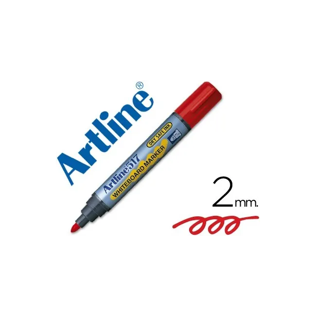ROTULADOR ARTLINE PIZARRA EK-517 ROJO -PUNTA REDONDA 2 MM -TINTA DE...