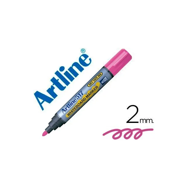 ROTULADOR ARTLINE PIZARRA EK-517 ROSA -PUNTA REDONDA 2 MM -TINTA DE...