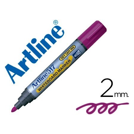 ROTULADOR ARTLINE PIZARRA EK-517 VIOLETA -PUNTA REDONDA 2 MM -TINTA...