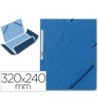CARPETA Q-CONNECT GOMAS KF02167 CARTON SIMIL-PRESPAN SOLAPAS 320X24...