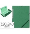 CARPETA Q-CONNECT GOMAS KF02168 CARTON SIMIL-PRESPAN SOLAPAS 320X24...