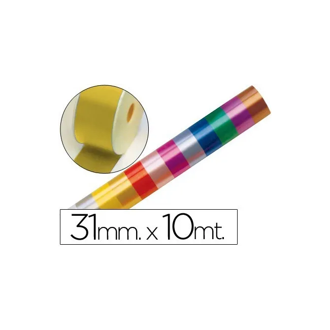 CINTA FANTASIA 10 MT X 31 MM ORO