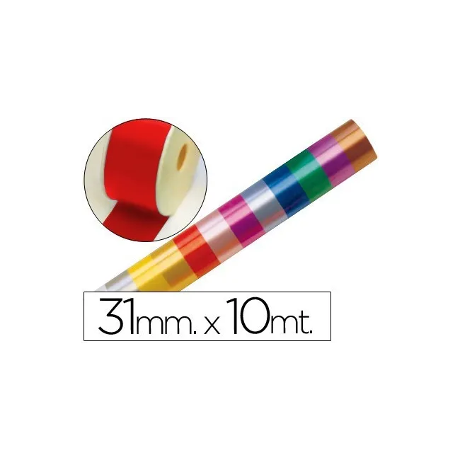 CINTA FANTASIA 10 MT X 31 MM ROJO