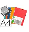 CARPETA Q-CONNECT GOMAS KF02174 CARTON SIMIL-PRESPAN SOLAPAS 320X24...