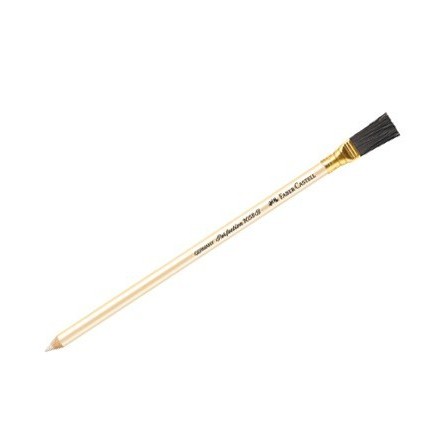 LAPICES MINA DE GOMA CON ESCOBILLA -UNIDAD FABER CASTELL