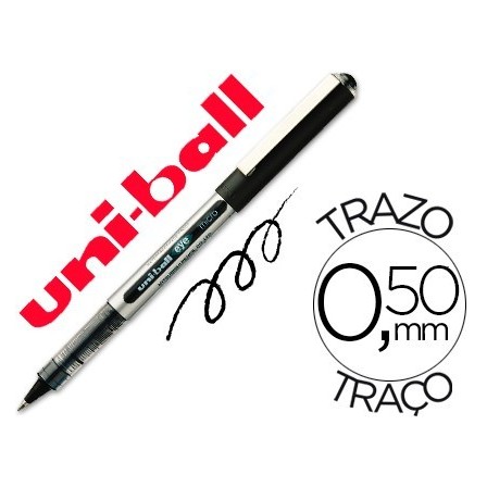 ROTULADOR UNI-BALL ROLLER UB-150 MICRO EYE NEGRO 0,5 MM -UNIDAD