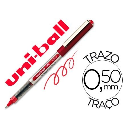 ROTULADOR UNI-BALL ROLLER UB-150 MICRO EYE ROJO 0,5 MM -UNIDAD
