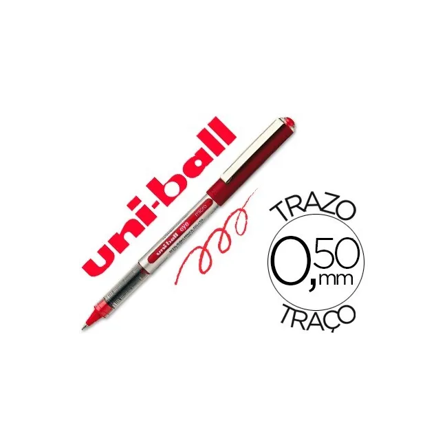 ROTULADOR UNI-BALL ROLLER UB-150 MICRO EYE ROJO 0,5 MM -UNIDAD