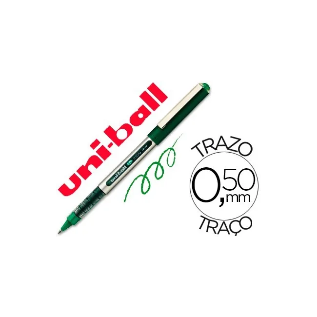 ROTULADOR UNI-BALL ROLLER UB-150 MICRO EYE VERDE 0,5 MM -UNIDAD
