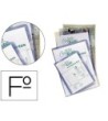CARPETA DOSSIER UÑERO SARO PVC FOLIO 280 MC TRANSPARENTE