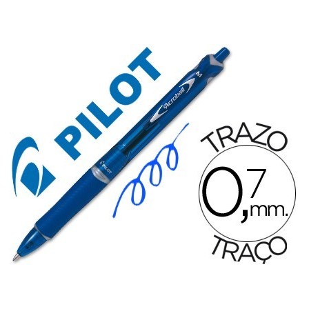 BOLIGRAFO PILOT ACROBALL AZUL TINTA ACEITE PUNTA DE BOLA DE 1,0MM R...