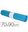 BOLSA BASURA INDUSTRIAL AZUL 70X90CM GALGA 110 ROLLO DE 10 UNIDADES