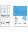 RECAMBIO LIDERPAPEL CUARTO 100 HOJAS 60G/M2 CUADRO 4MM CON MARGEN 6...