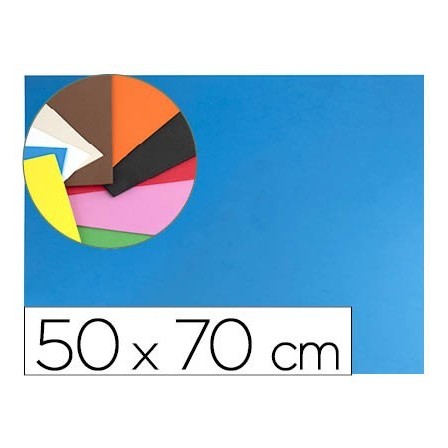 GOMA EVA LIDERPAPEL 50X70CM 60G/M2 ESPESOR 1.5MM AZUL