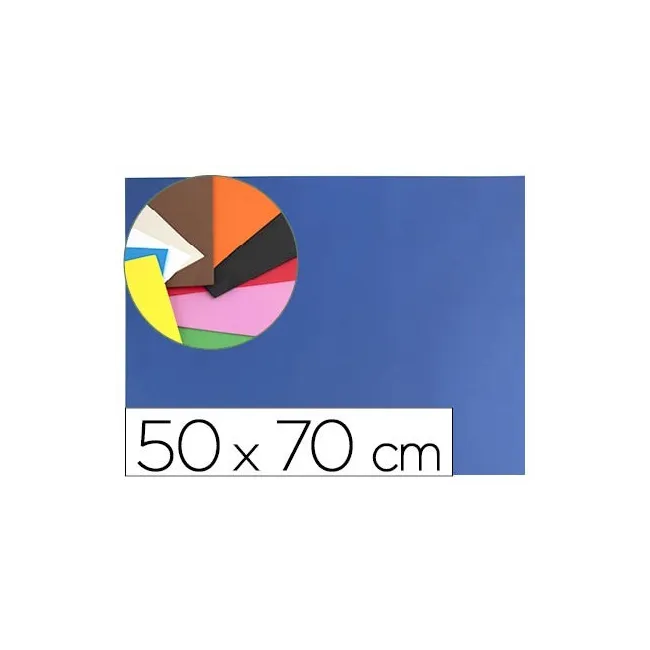 GOMA EVA LIDERPAPEL 50X70CM 60G/M2 ESPESOR 1.5MM AZUL OSCURO