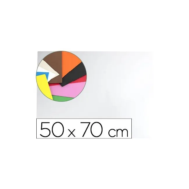 GOMA EVA LIDERPAPEL 50X70CM 60G/M2 ESPESOR 1.5MM BLANCO