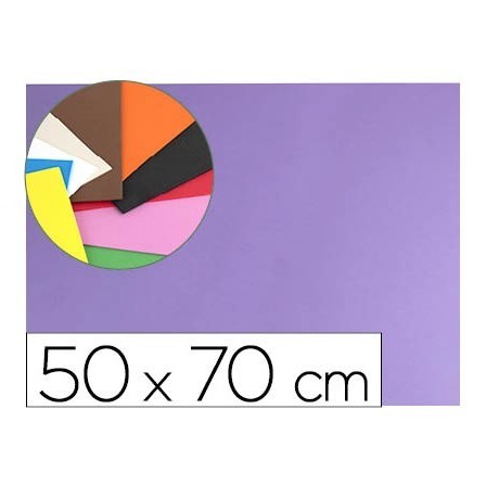 GOMA EVA LIDERPAPEL 50X70CM 60G/M2 ESPESOR 1.5MM LILA
