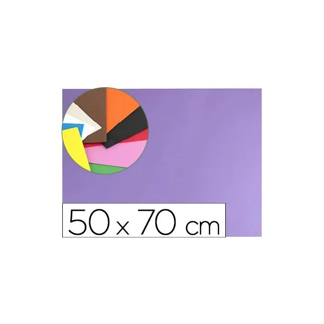 GOMA EVA LIDERPAPEL 50X70CM 60G/M2 ESPESOR 1.5MM LILA