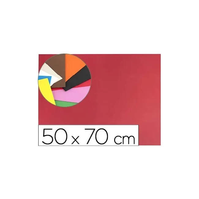 GOMA EVA LIDERPAPEL 50X70CM 60G/M2 ESPESOR 1.5MM ROJO