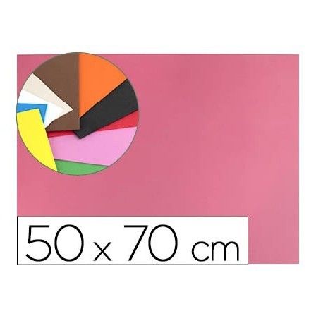 GOMA EVA LIDERPAPEL 50X70CM 60G/M2 ESPESOR 1.5MM ROSA