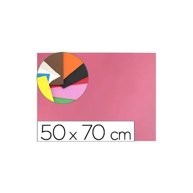 GOMA EVA LIDERPAPEL 50X70CM 60G/M2 ESPESOR 1.5MM ROSA