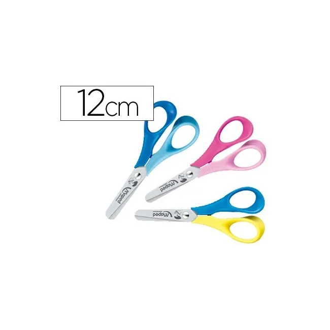 TIJERA ESCOLAR MAPED PARA ZURDOS 12 CM
