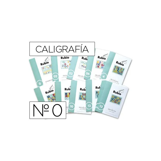 CUADERNO RUBIO CALIGRAFIA Nº 0
