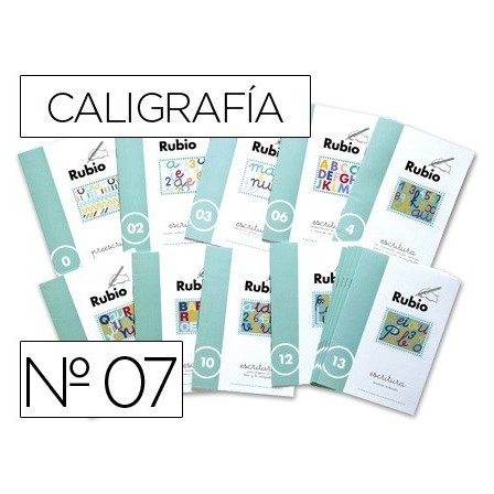 CUADERNO RUBIO CALIGRAFIA Nº 07