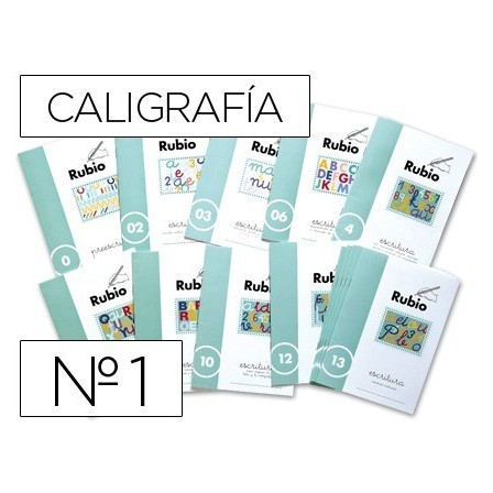 CUADERNO RUBIO CALIGRAFIA Nº 1