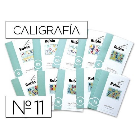 CUADERNO RUBIO CALIGRAFIA Nº 11