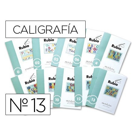 CUADERNO RUBIO CALIGRAFIA Nº 13