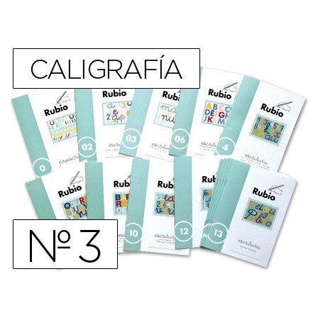 CUADERNO RUBIO CALIGRAFIA Nº 3
