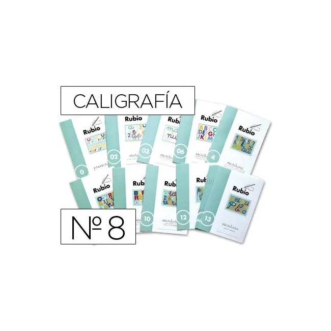 CUADERNO RUBIO CALIGRAFIA Nº 8