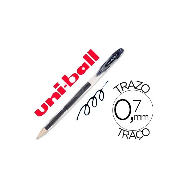 BOLIGRAFO UNI-BALL ROLLER UM-120 SIGNO 0,7 MM TINTA GEL COLOR NEGRO