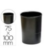 CUBILETE PORTALAPICES Q-CONNECT PLASTICO NEGRO OPACO