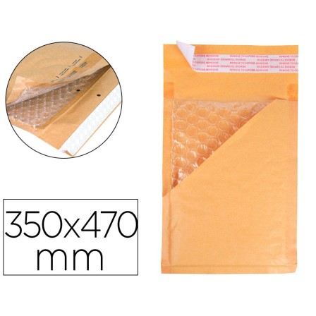 SOBRE BURBUJAS CREMA Q-CONNECT K/7 350 X 470 MM
