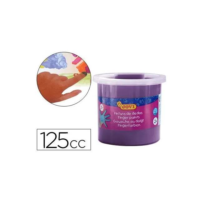 PINTURA A DEDOS JOVI 125 CC VIOLETA