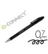 BOLIGRAFO Q-CONNECT RETRACTIL CON GRIP 0,7 MM COLOR NEGRO