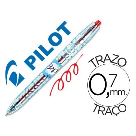 BOLIGRAFO PILOT GEL B2P ROJO