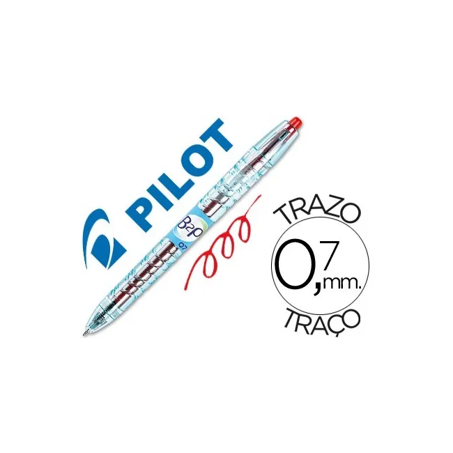 BOLIGRAFO PILOT GEL B2P ROJO