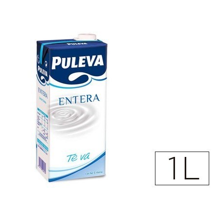 LECHE ENTERA PULEVA BRIK DE 1 LITRO